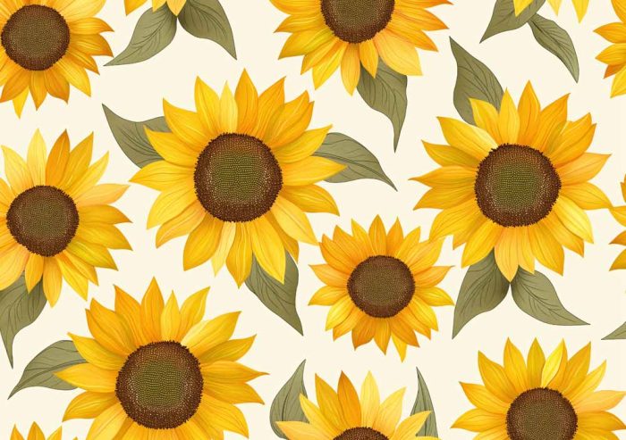 Floral Botanical Flower Print Wall Art Poster - Image 1