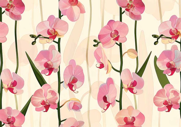 Floral Botanical Flower Print Wall Art Poster - Image 1