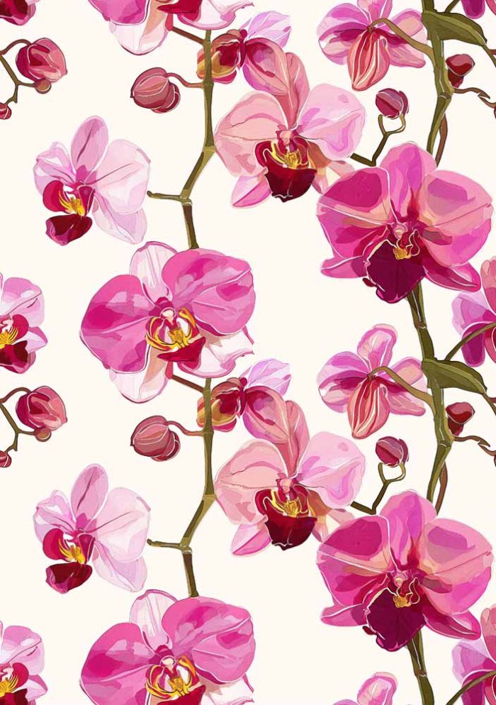 Floral Botanical Flower Print Wall Art Poster - Image 1