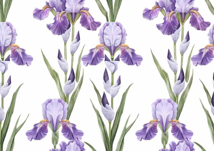 Floral Botanical Flower Print Wall Art Poster - Image 1