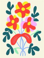 Floral Botanical Flower Print Wall Art Poster