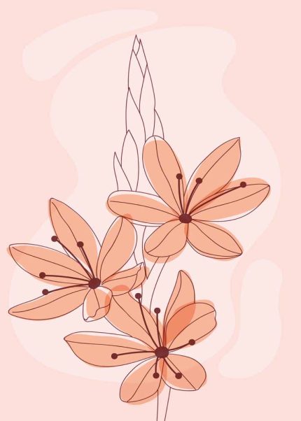 Floral Botanical Flower Print Wall Art Poster