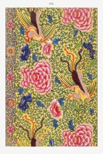 Chinese Botanical Floral Print Wall Art Poster
