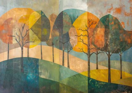Forest Field AI Print Wall Art Poster