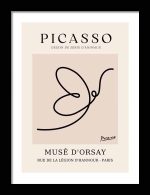 Picasso Print  Wooden Framed Poster Wall Art