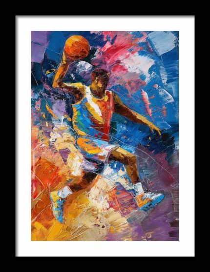 Framed Poster Expressionism Art AI Poster Wall Art Framed Poster