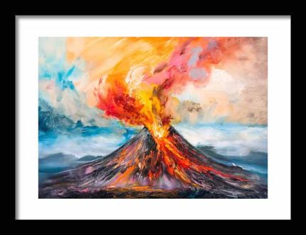 Framed Poster Expressionism Art AI Poster Wall Art Framed Poster
