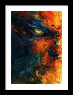 Framed Poster Expressionism Art AI Poster Wall Art Framed Poster