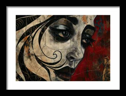 Framed Poster Expressionism Art AI Poster Wall Art Framed Poster