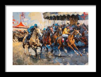 Framed Poster Impasto Oil painting AI Poster Wall Art Framed Poster