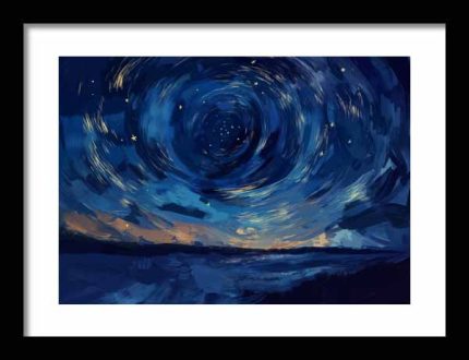 Framed Poster Impressionism AI Poster Wall Art Framed Poster