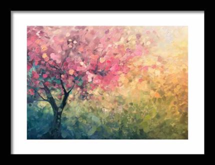 Framed Poster Impressionism Art AI Poster Wall Art Framed Poster