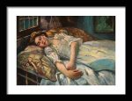 Framed Poster Lazy Women AI Poster Wall Art Framed Poster