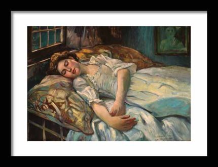Framed Poster Lazy Women AI Poster Wall Art Framed Poster