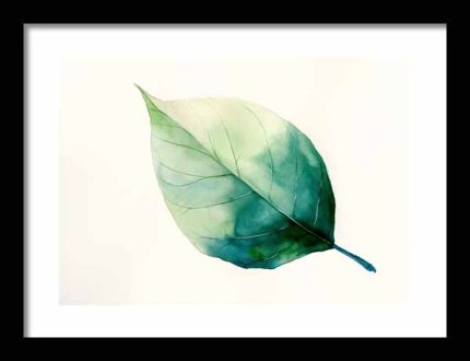 Framed Poster Leaf AI Poster Wall Art Framed Poster