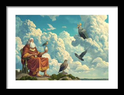 Framed Poster Neoclassic Art AI Poster Wall Art Framed Poster