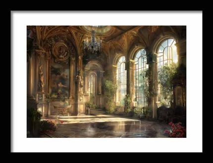 Framed Poster Neoclassic Art AI Poster Wall Art Framed Poster
