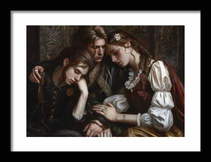 Framed Poster Neoclassic Art AI Poster Wall Art Framed Poster