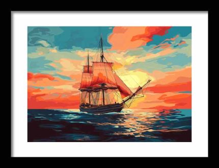 Framed Poster Pop Art AI Poster Wall Art Framed Poster