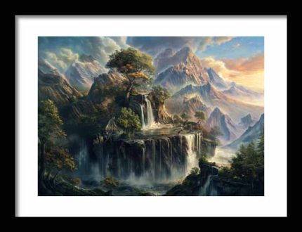 Framed Poster Realism Art AI Poster Wall Art Framed Poster