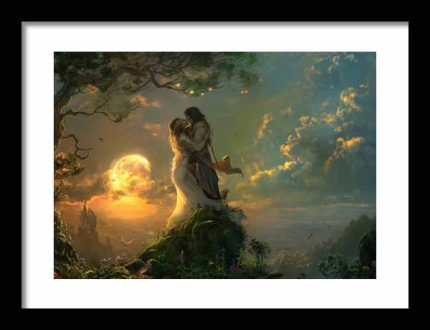 Framed Poster Romanticism Art AI Poster Wall Art Framed Poster