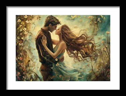 Framed Poster Romanticism Art AI Poster Wall Art Framed Poster