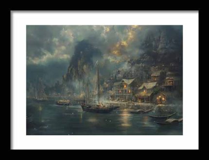 Framed Poster Rustic European Village26703182024.jpg"
