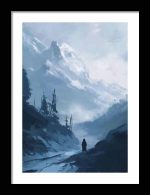 Framed Poster Scenery Art AI Poster Wall Art Framed Poster