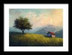 Framed Poster Scenery Art AI Poster Wall Art Framed Poster