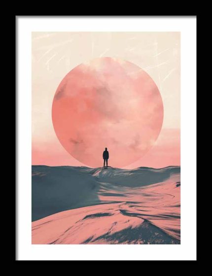 Framed Poster Scenery Art AI Poster Wall Art Framed Poster