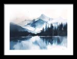 Framed Poster Scenery Art AI Poster Wall Art Framed Poster