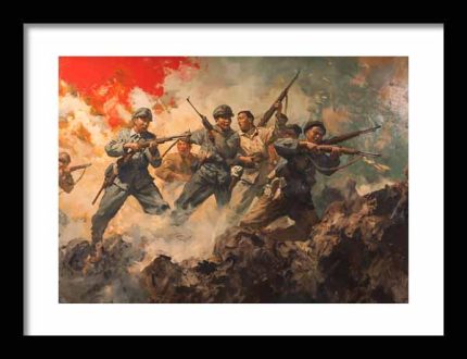 Framed Poster vintage chinese art AI Poster Wall Art Framed Poster