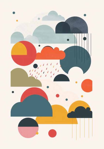 Geometric Minimal Art AI Print Wall Art Poster