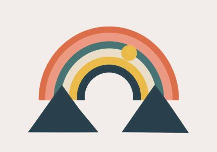 Geometric Minimal Art AI Print Wall Art Poster
