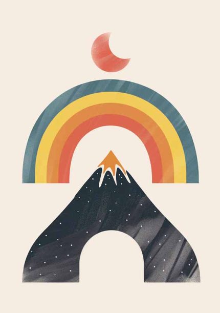Geometric Minimal Art AI Print Wall Art Poster