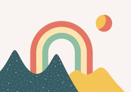 Geometric Minimal Art AI Print Wall Art Poster