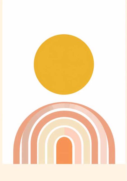 Geometric Minimal Art AI Print Wall Art Poster