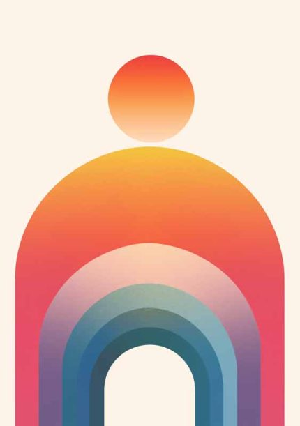Geometric Minimal Art AI Print Wall Art Poster
