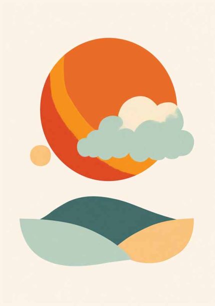 Geometric Minimal Art AI Print Wall Art Poster
