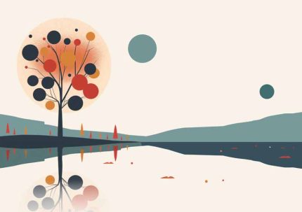 Geometric Minimal Art AI Print Wall Art Poster