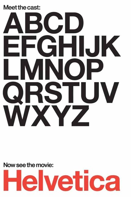 Helvetica 2007 Movie Poster Wall Art