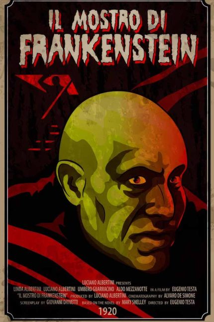 Il Mostro di Frankenstein Movie Poster Wall Art
