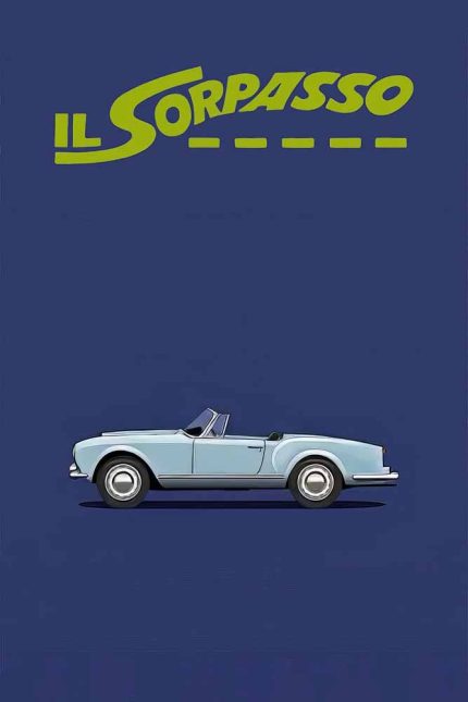 Il Sorpasso 1962 Movie Poster Wall Art