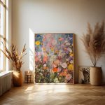 Impressionistic Wildflower Garden Painting - Floral Art Aesthetic Poster Prints: Elevate Your Space with Trendy Designs