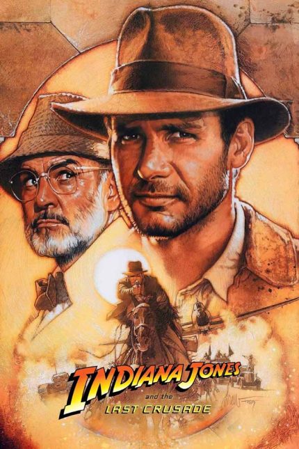 Indiana Jones and the Last Crusade 1989 Movie Poster Wall Art