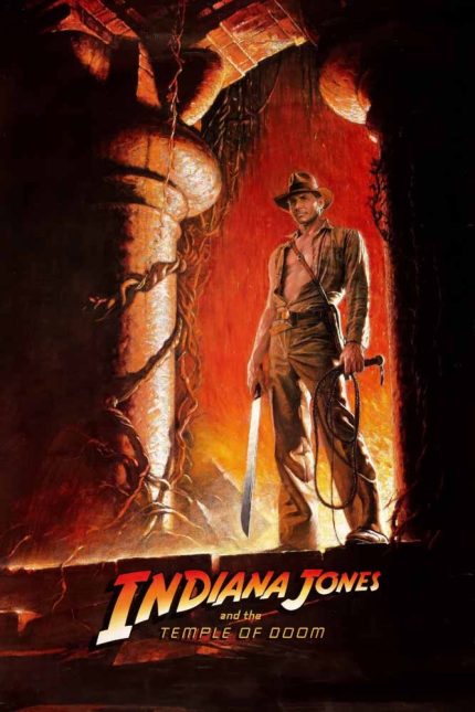 Indiana Jones and the Temple of Doom 1984 Movie Poster Wall Art