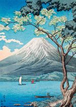 Mount Fuji Ukiyo-e Vintage Traditional Japanese Wall Art