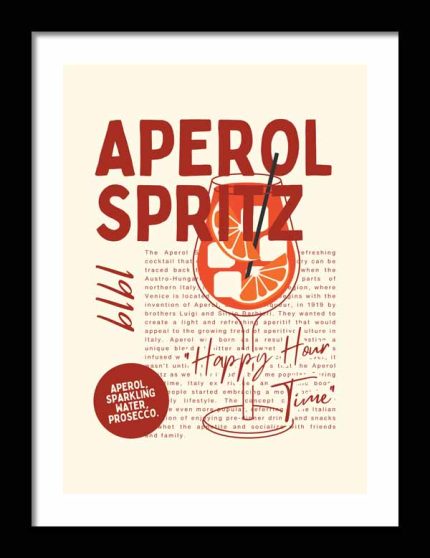 Kitchen Trendy Print Wall Art Framed Poster