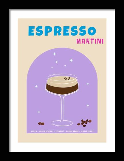 Kitchen Trendy Print Wall Art Framed Poster
