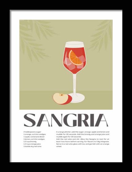 Kitchen Trendy Print Wall Art Framed Poster